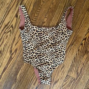 Monday Swimwear Leopard One-piece